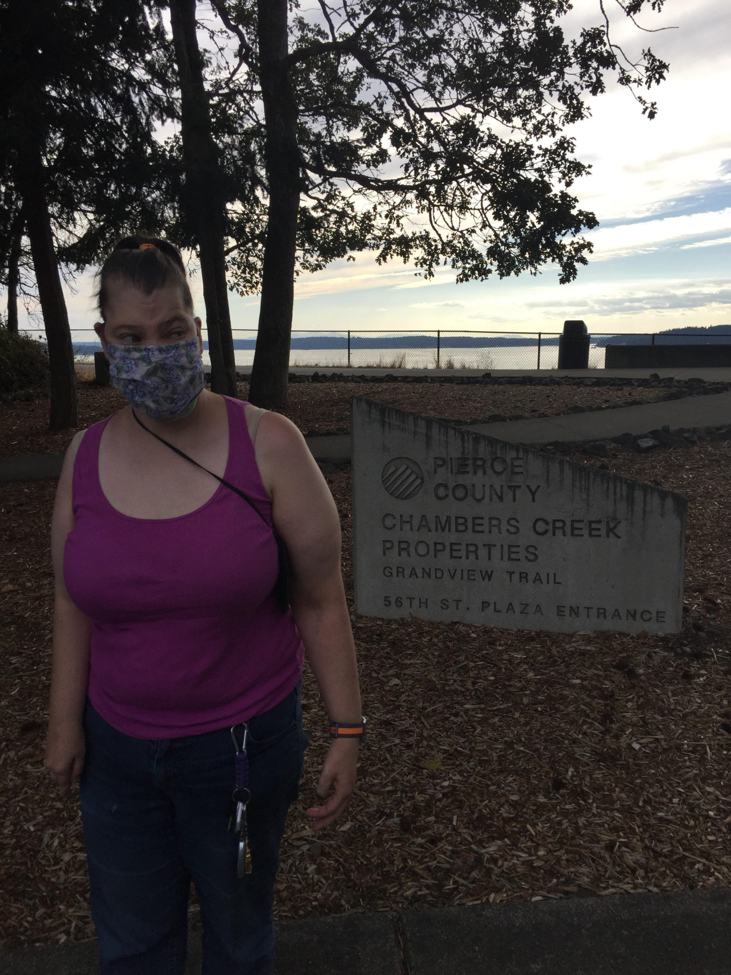 Liesl at Chambers Creek park.